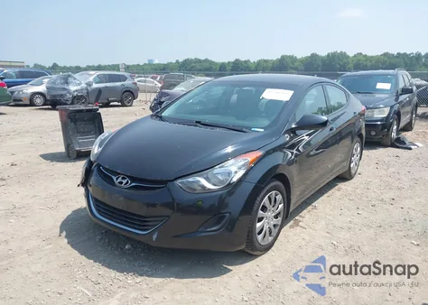 2013 Hyundai Elantra Gls z USA, uszkodzony, nr VIN 5NPDH4AE6DH214334